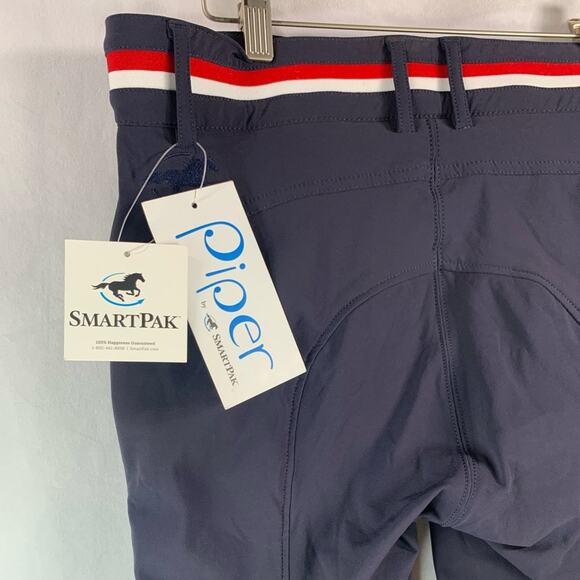 Piper Equestrian Riding Pants High Waist Horseback Full Seat Breeches Size 32 R - Picture 4 of 14